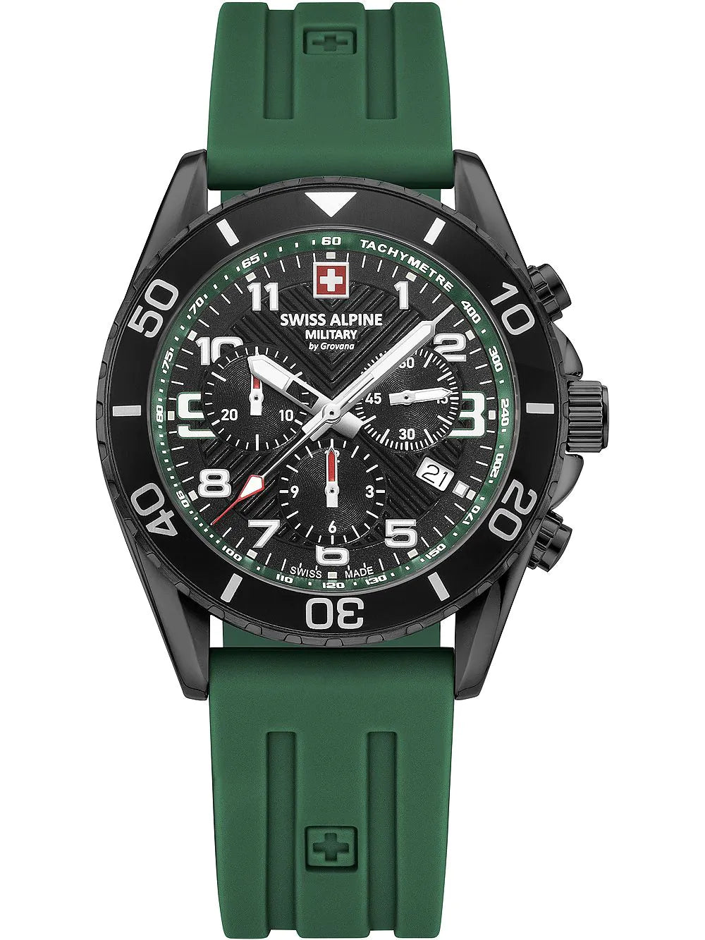 Swiss Alpine Military 7029.9874 Raptor Chronograph Mens Watch 42mm