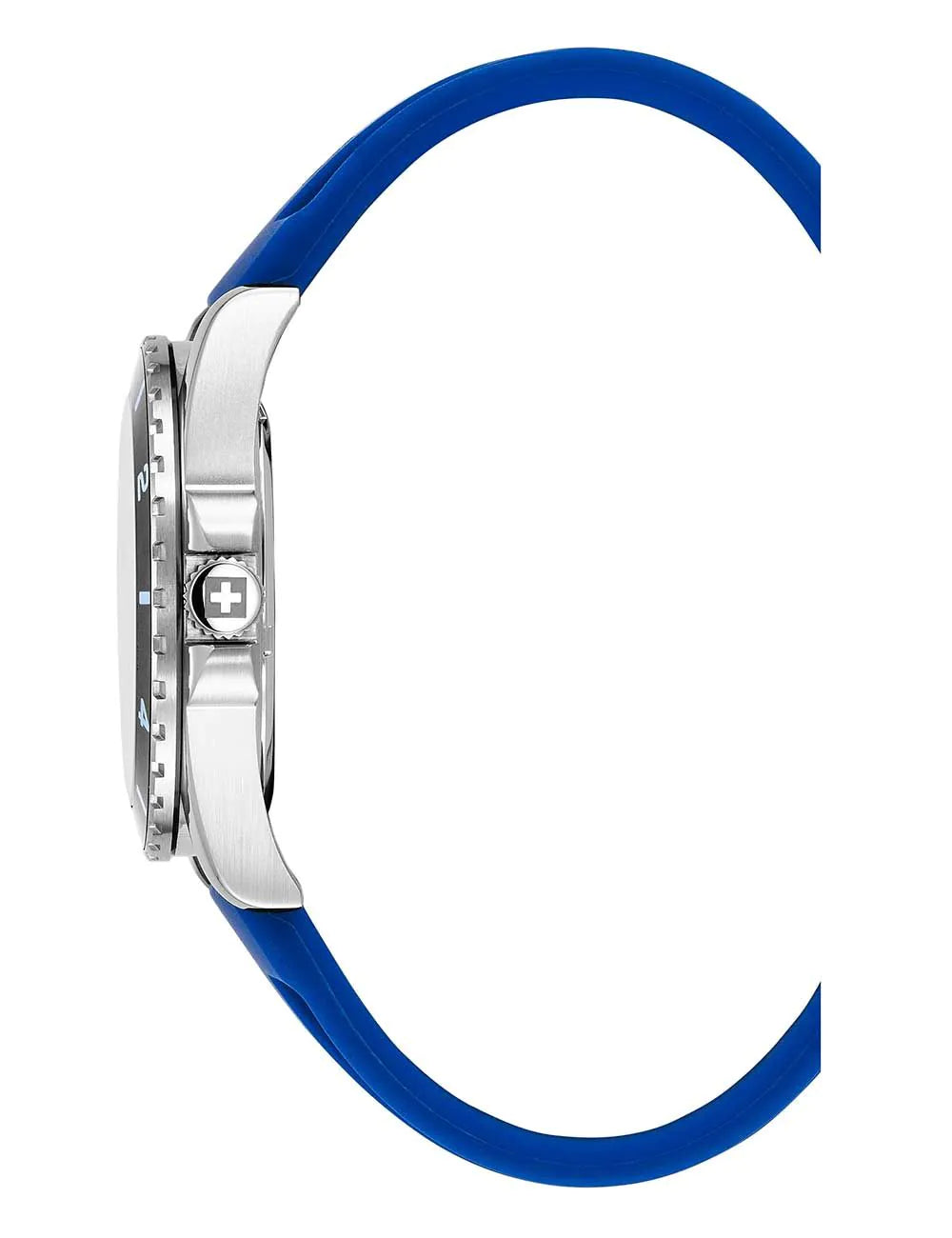Swiss Alpine Military 7034.1836 Mens Watch Sierra silver blue 42mm 10ATM