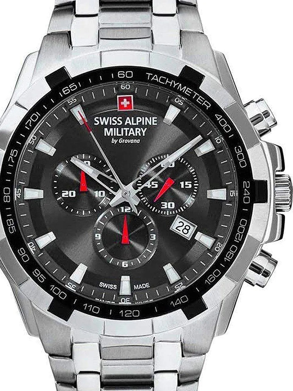 Swiss Alpine Military 7043.9237 sapphire crystal Chronograph Mens Watch