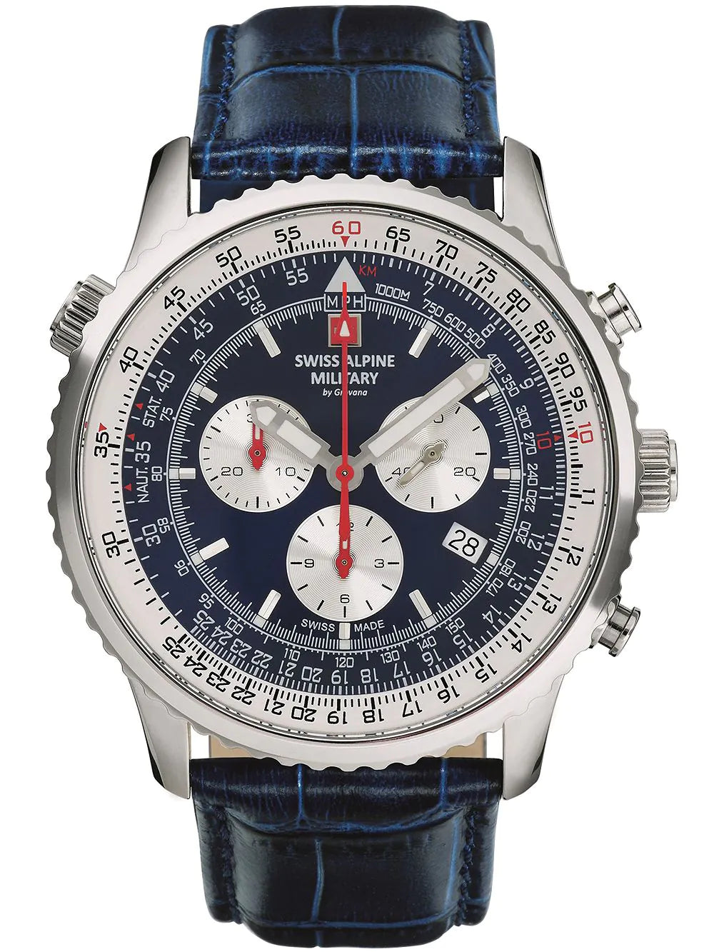 Swiss Alpine Military 7078.9535 chrono men`s 45mm 10ATM