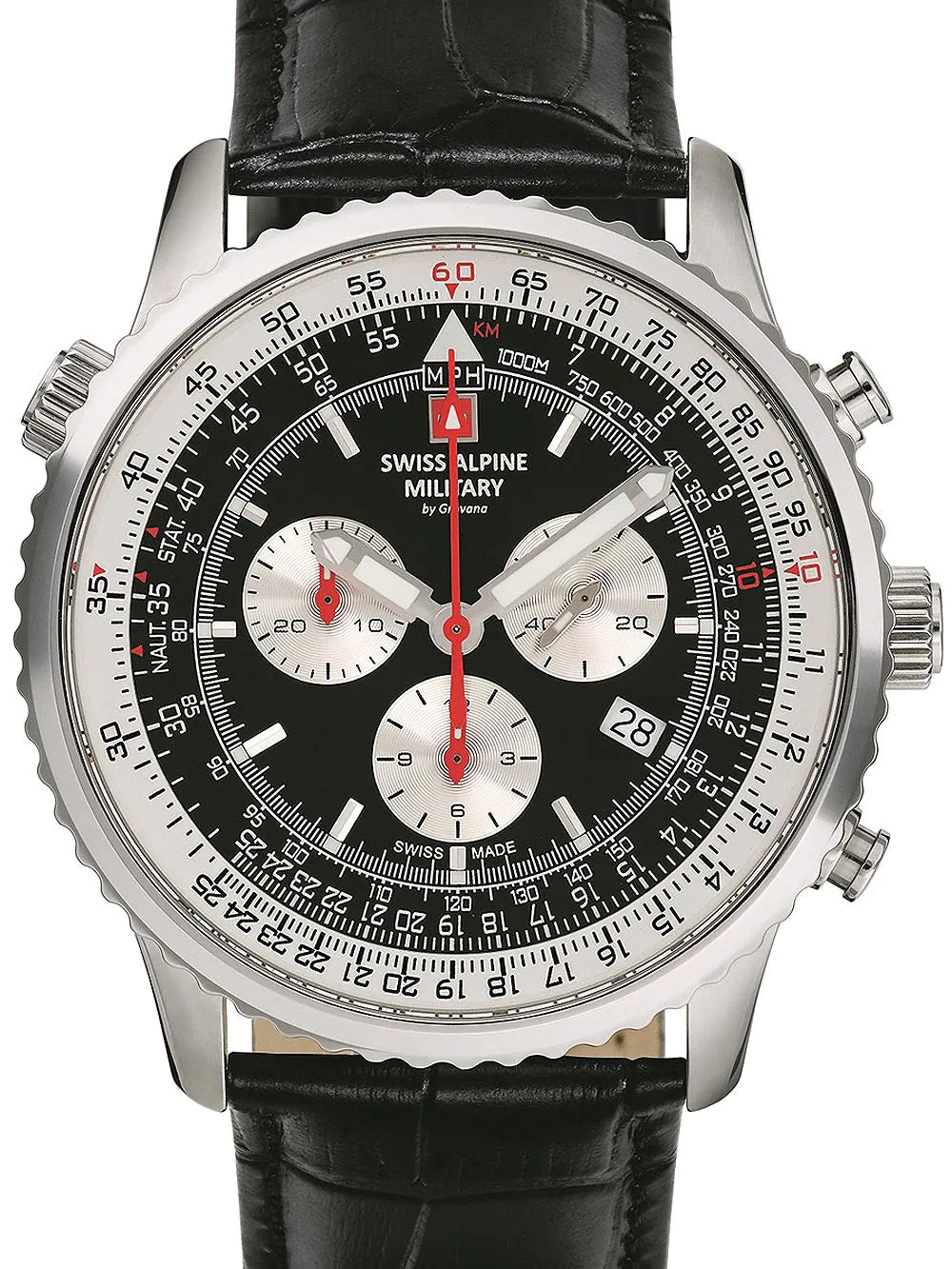 Swiss Alpine Military 7078.9537 chrono men`s 45mm  10ATM