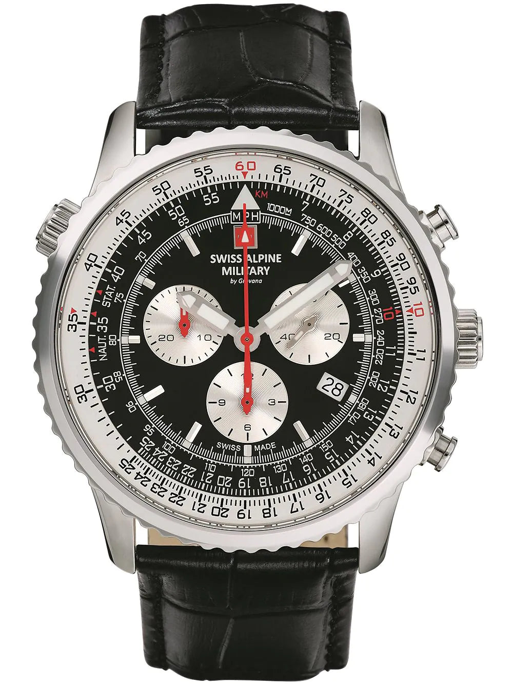 Swiss Alpine Military 7078.9537 chrono men`s 45mm  10ATM