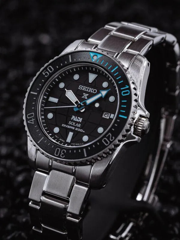 Seiko SNE575P1 Prospex PADI Automatik Solar Diver Herrenuhr 39mm 20ATM