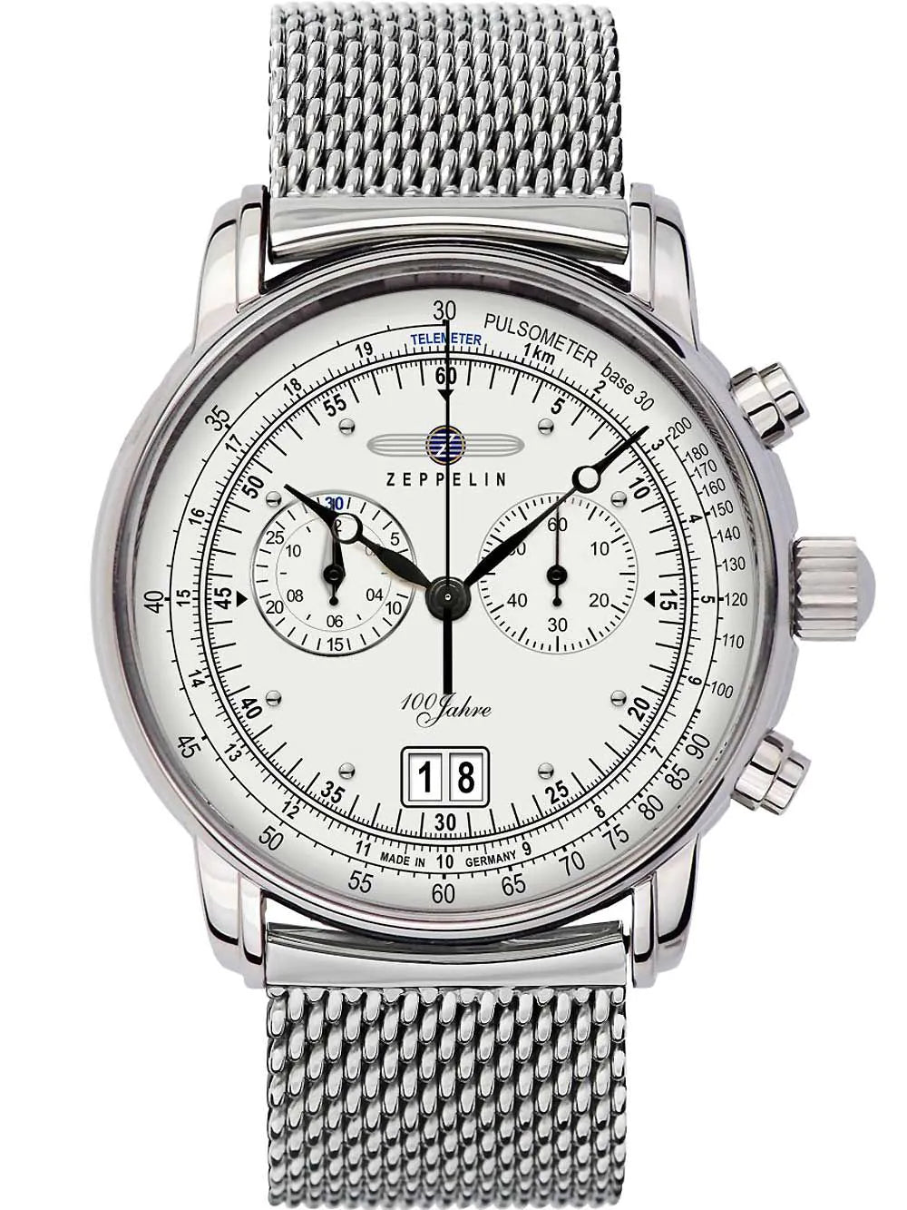 Zeppelin 7690M-1 big-date chrono 100 years 43mm 5ATM