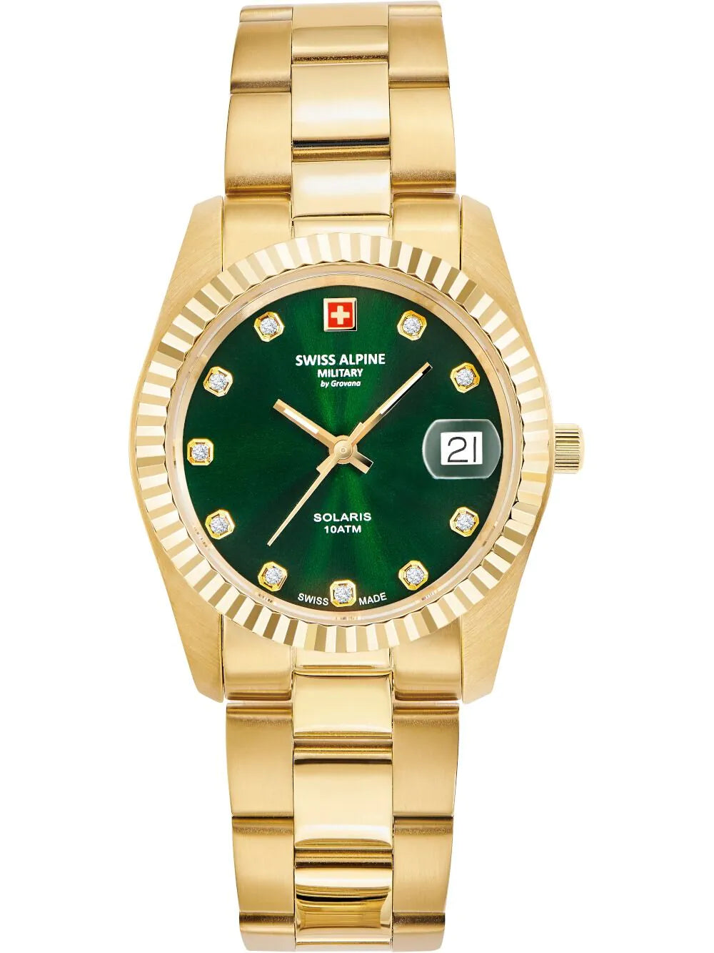 Swiss Alpine Military 7716.1114 Ladies watch Solaris 34mm 10ATM