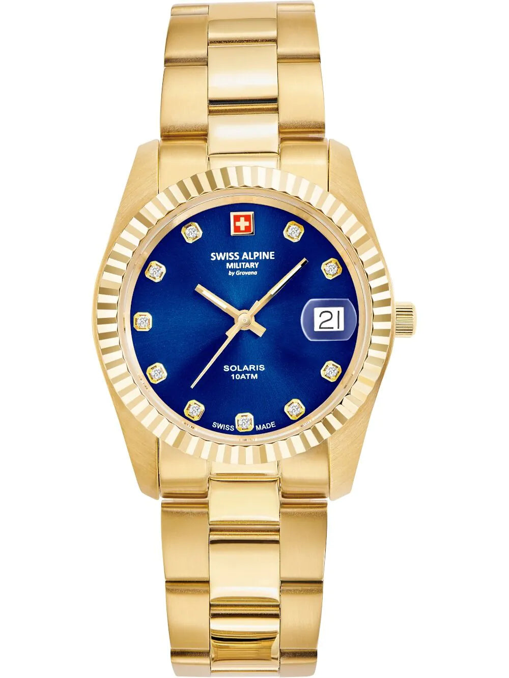 Swiss Alpine Military 7716.1115 Ladies watch Solaris 34mm 10ATM