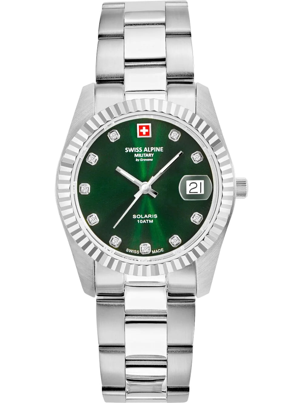 Swiss Alpine Military 7716.1134 Ladies watch Solaris 34mm 10ATM
