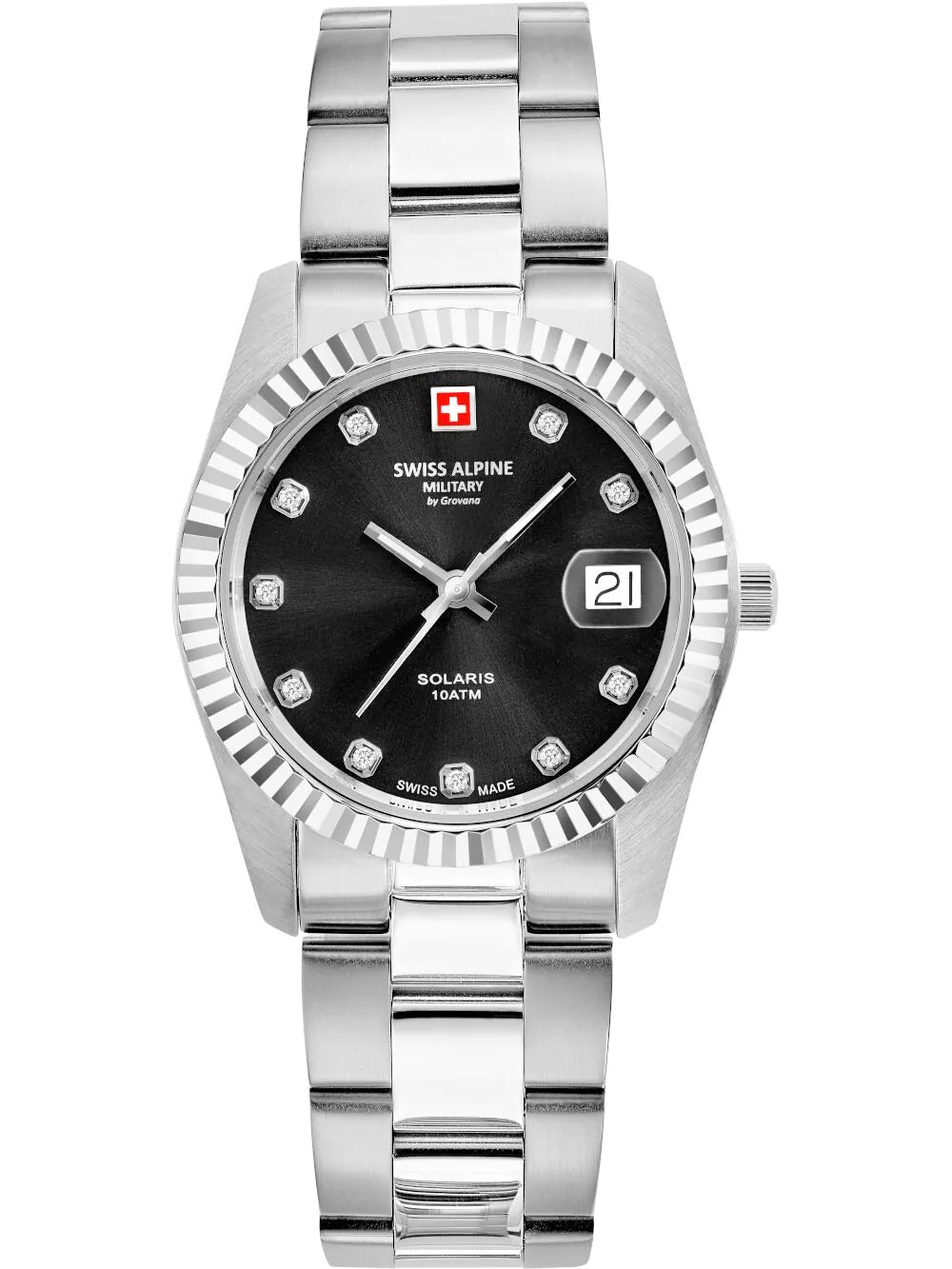 Swiss Alpine Military 7716.1137 Ladies watch Solaris 34mm 10ATM