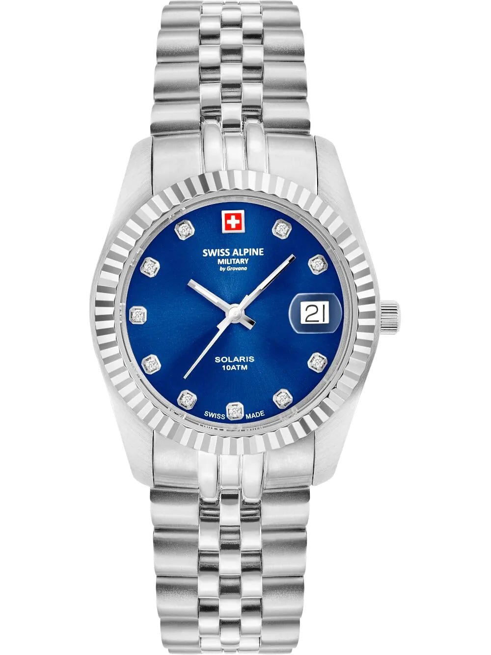Swiss Alpine Military 7716.1235 Ladies watch Solaris 34mm 10ATM