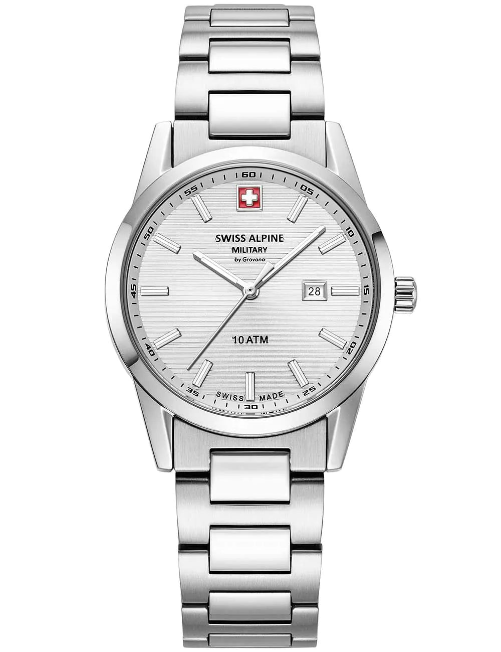 Swiss Alpine Military 7767.1132 Ladies Watch Argos silver 34mm 10ATM