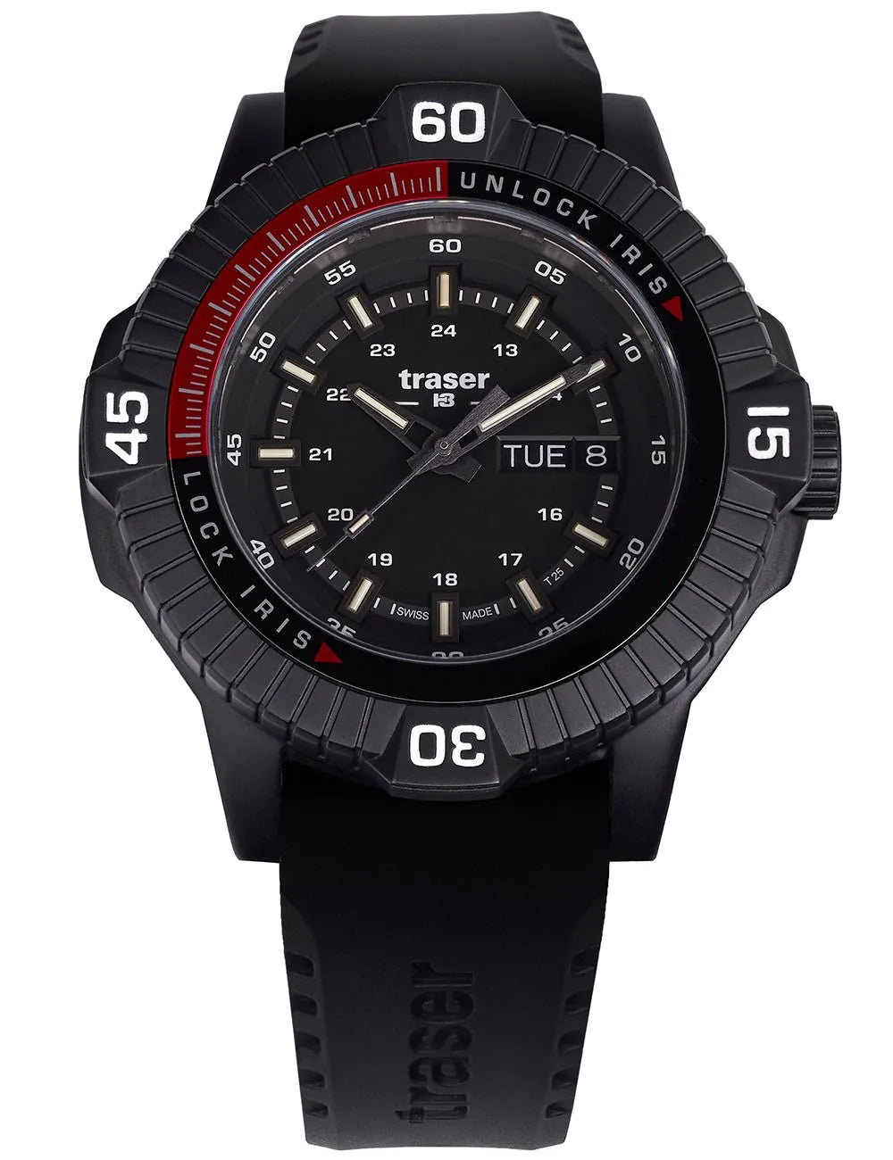 Traser H3 111461 Mens Watch P99 Iris Tactical Limited Edition 46mm 10ATM