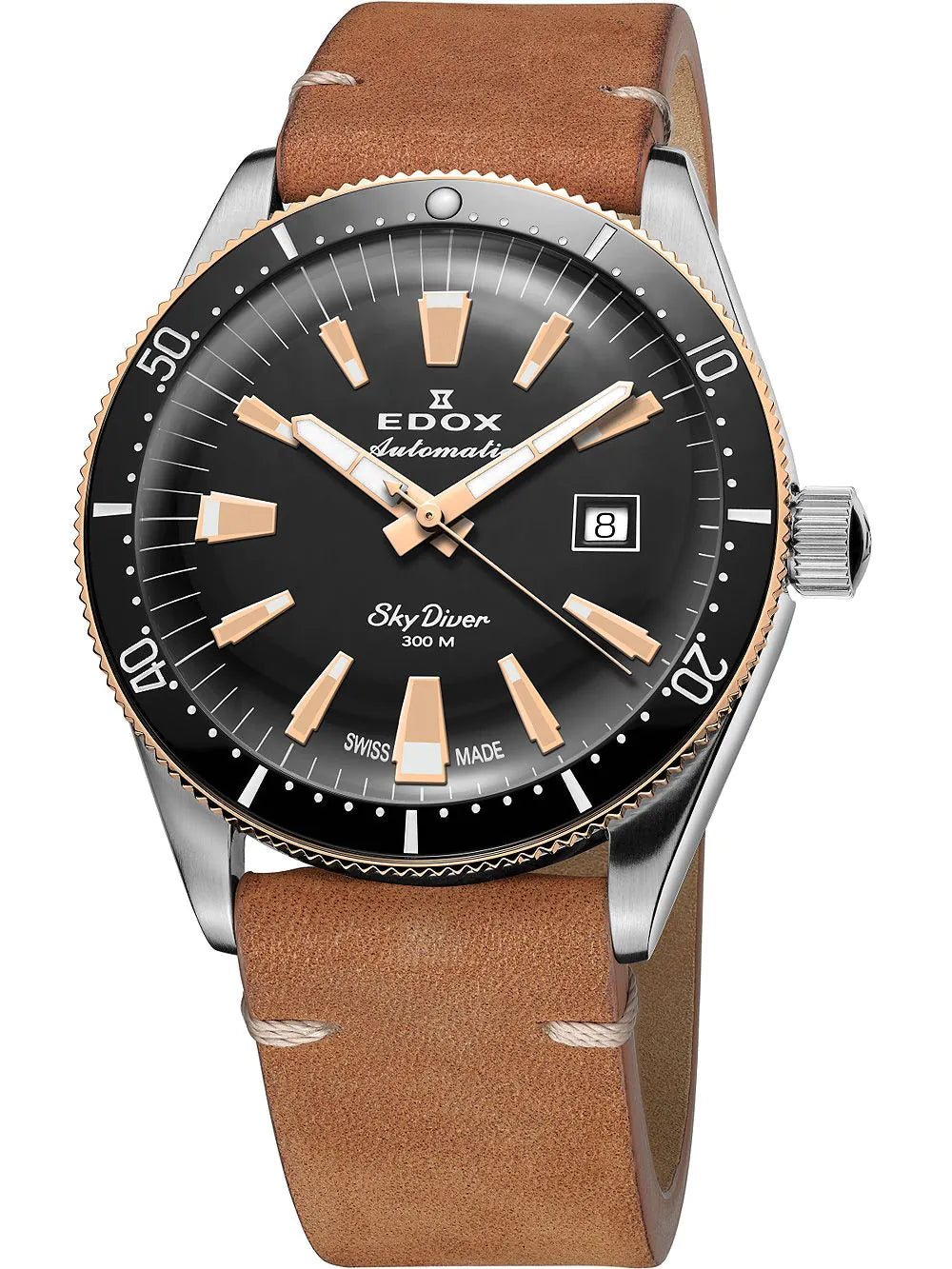 Edox 80126-357RNM-NIRB Skydiver Automatic Mens Watch Limited Edition 42mm