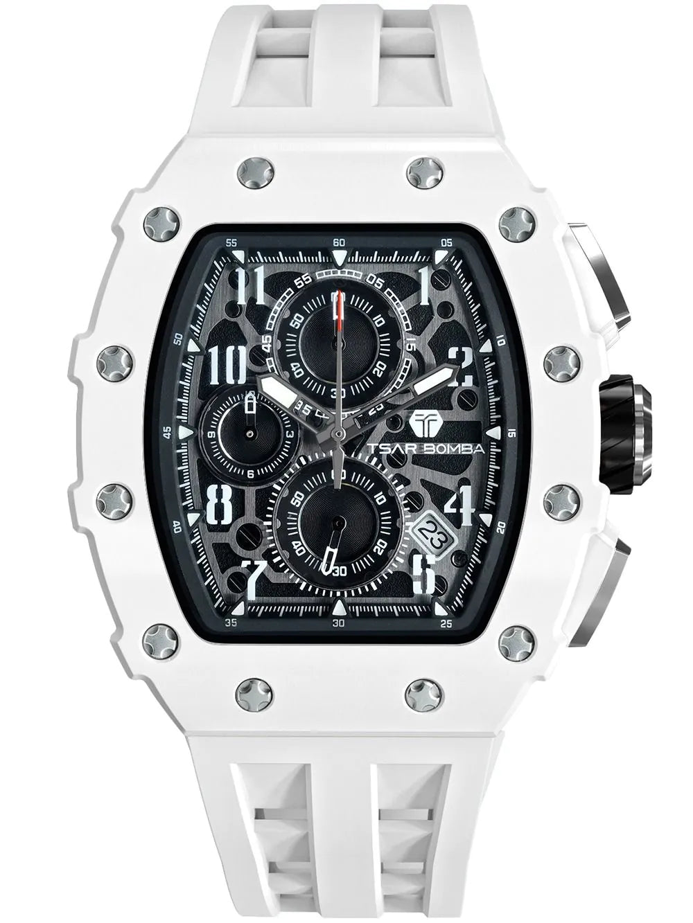 Tsar Bomba TB8204B-01 Mens Watch Elementar Chronograph 44mm 5ATM