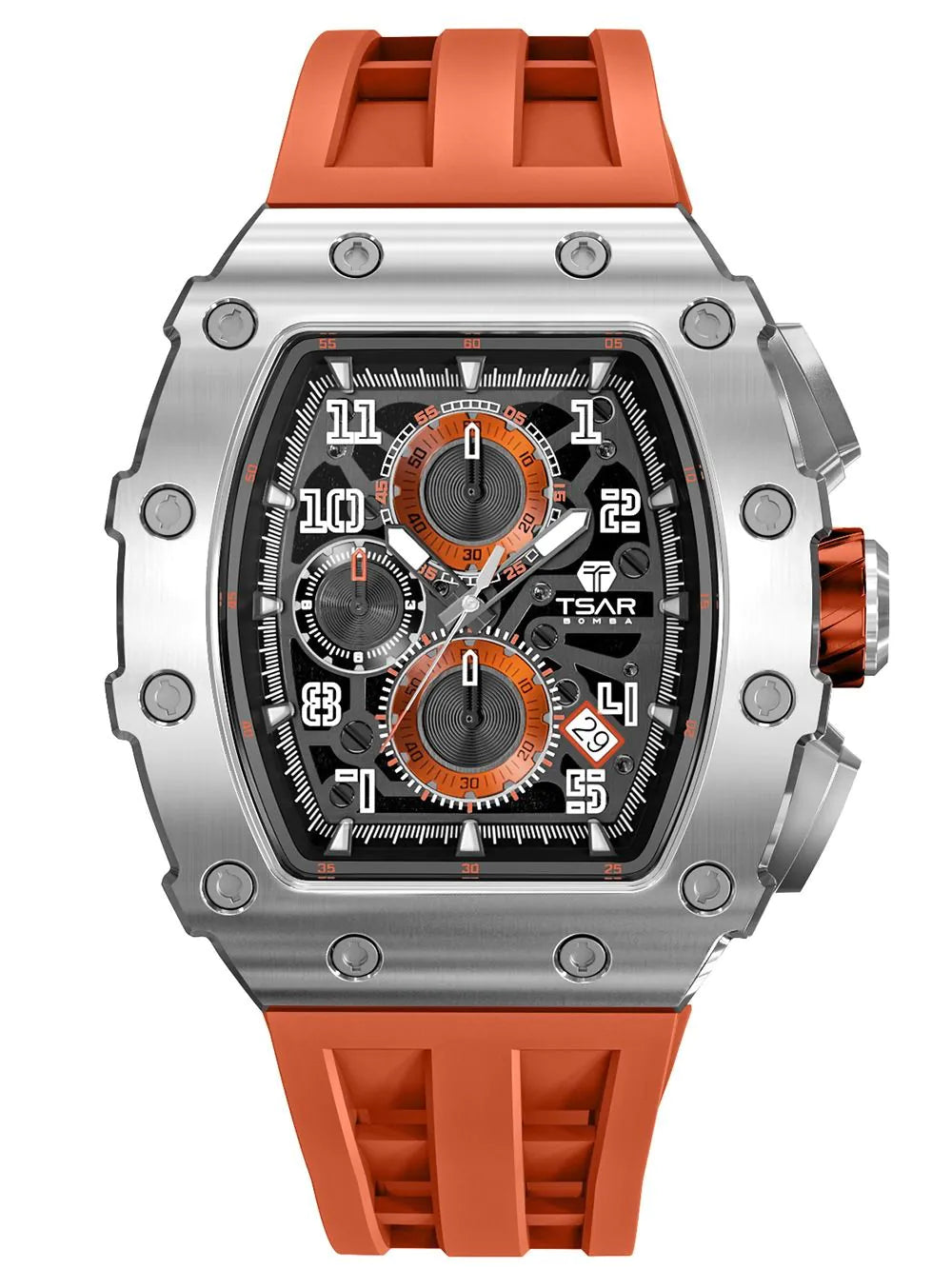 Tsar Bomba TB8204Q-11 Mens Watch Elemental Chronograph 44mm 5ATM