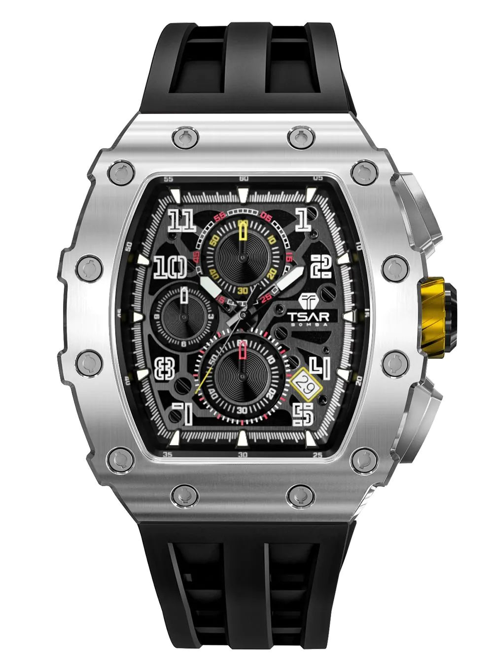 Tsar Bomba TB8204Q-13 Mens Watch Elementar Chronograph 44mm 5ATM
