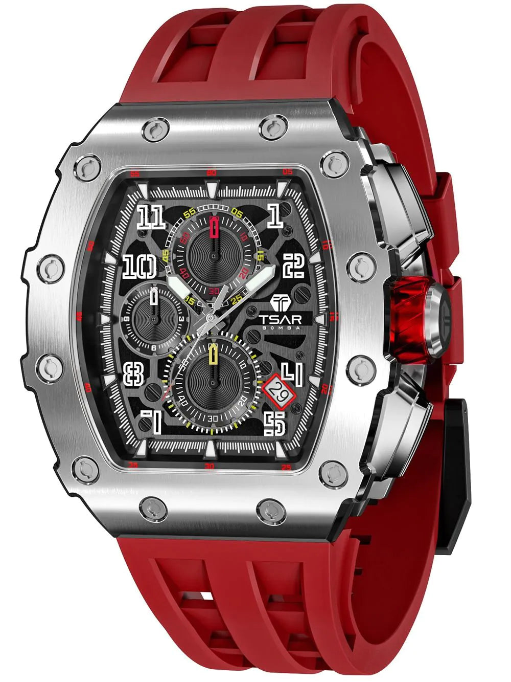 Tsar Bomba TB8204Q-33 Mens Watch Elementar Chronograph 44mm 5ATM