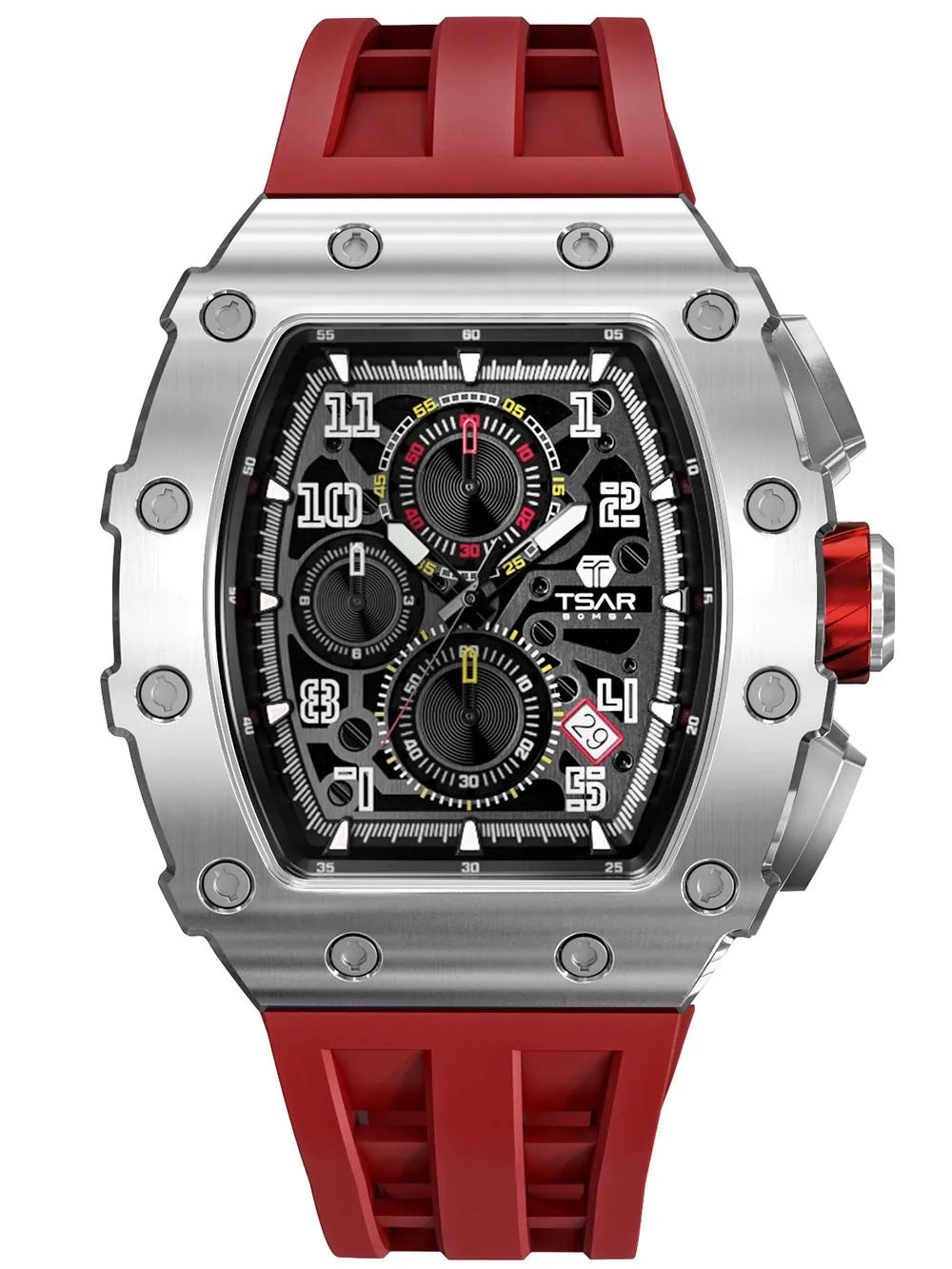 Tsar Bomba TB8204Q-33 Mens Watch Elementar Chronograph 44mm 5ATM