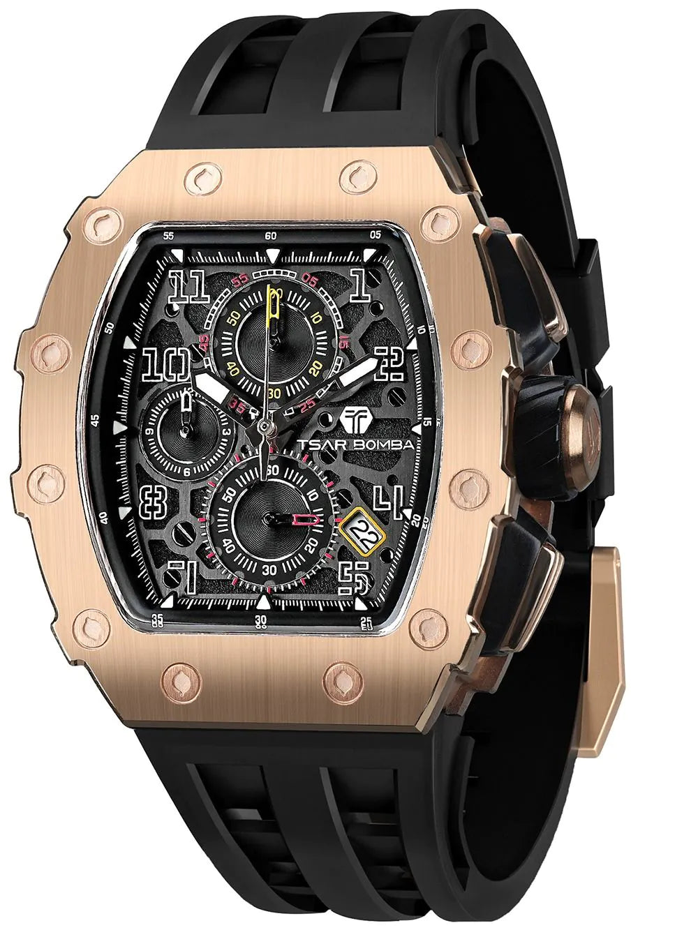 Tsar Bomba TB8204Q-35 Mens Watch Elementar Chronograph 44mm 5ATM