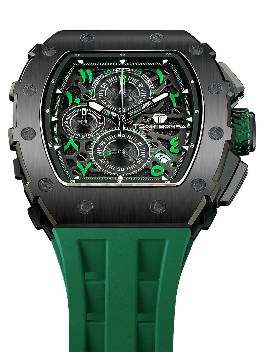 Tsar Bomba TB8204QA-06 Mens Watch Elemental Chronograph 44mm 5ATM