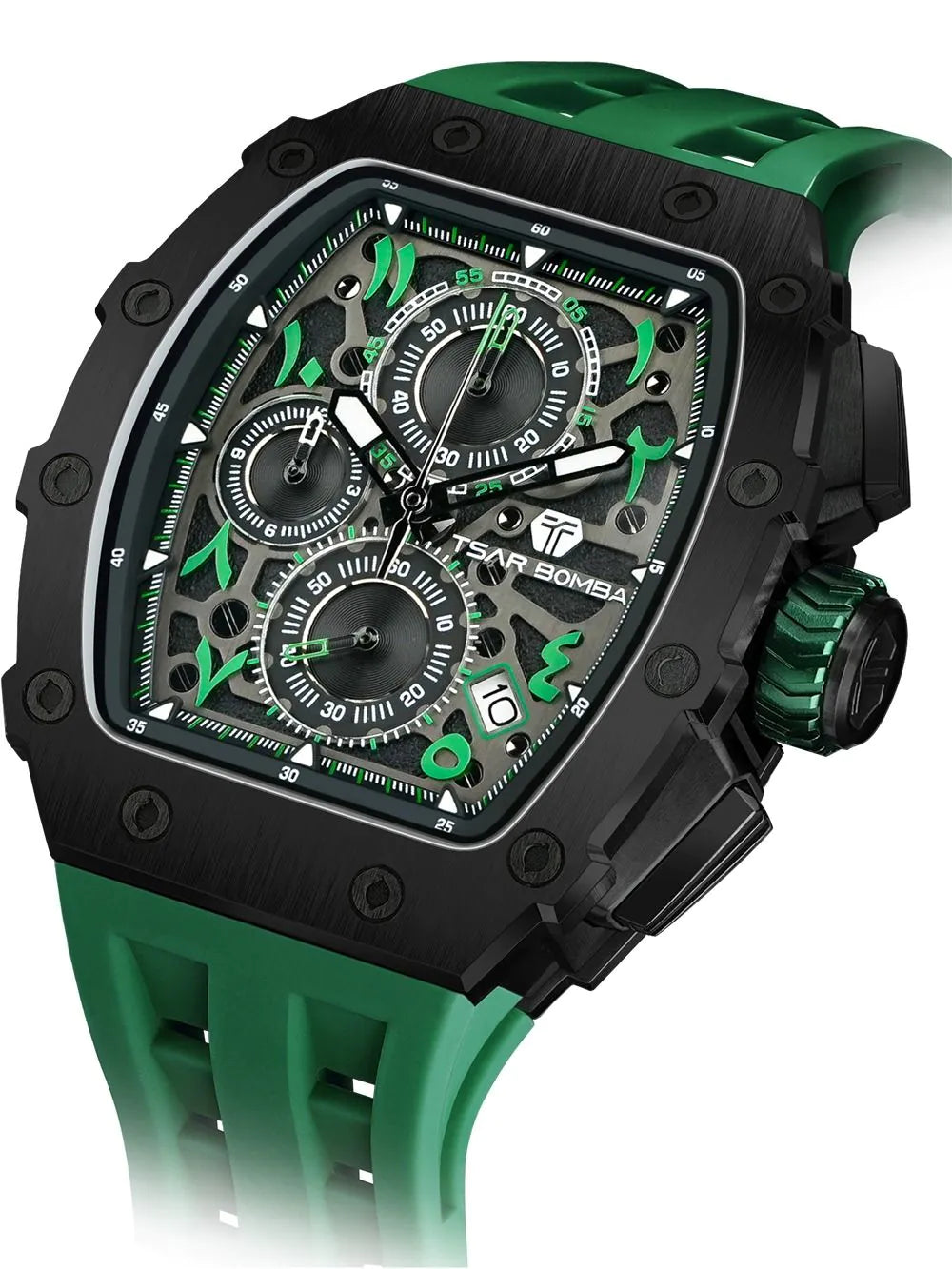 Tsar Bomba TB8204QA-06 Mens Watch Elemental Chronograph 44mm 5ATM