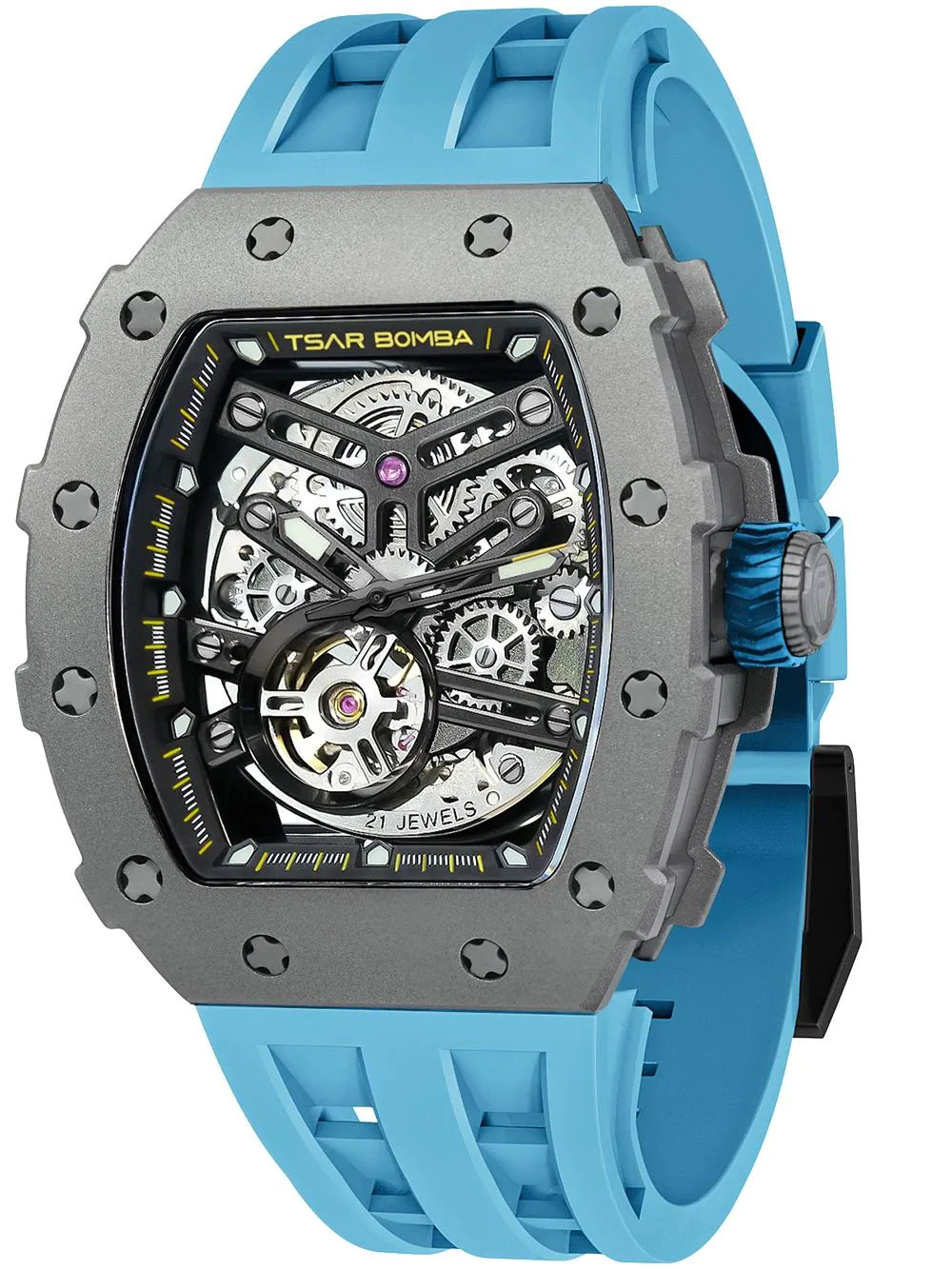 Tsar Bomba TB8208T-03 Mens Watch Elementar Titanium Automatic 44mm 5ATM