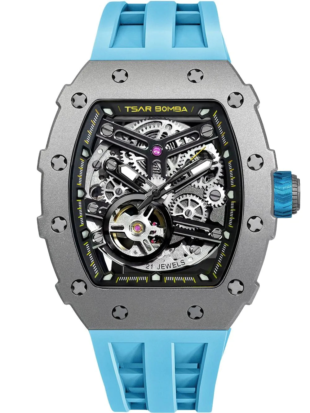 Tsar Bomba TB8208T-03 Mens Watch Elementar Titanium Automatic 44mm 5ATM