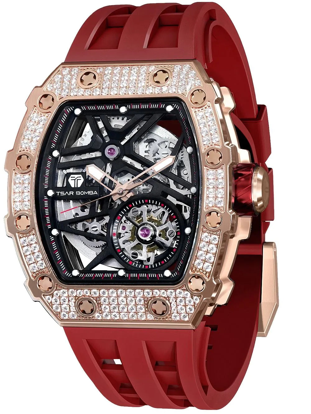 Tsar Bomba TB8209D-03 Mens Watch Elementar Zirconia Automatic 44mm 5ATM