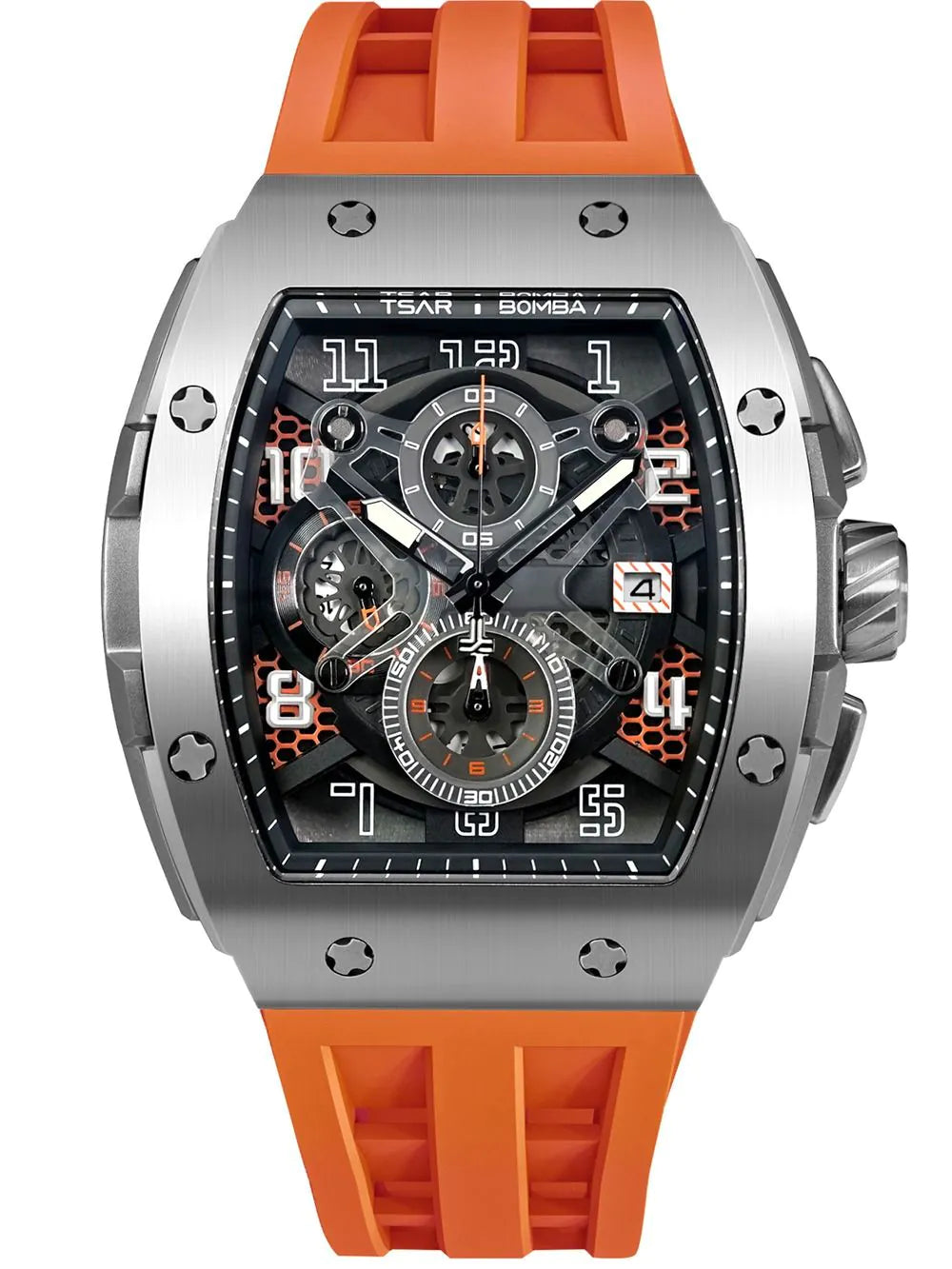 Tsar Bomba TB8211Q-02 Mens Watch Elementar Chronograph 52mm 5ATM