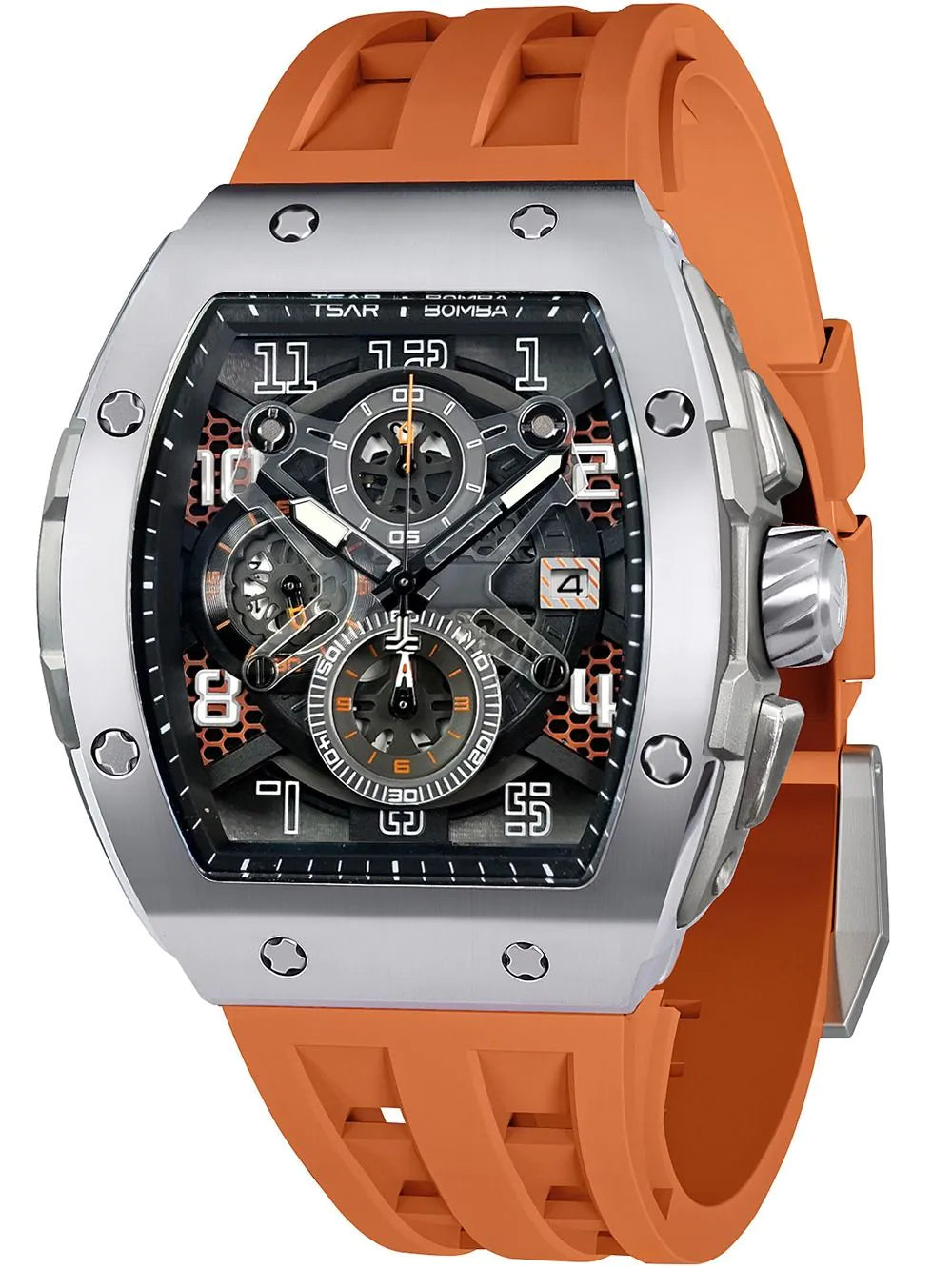 Tsar Bomba TB8211Q-02 Mens Watch Elementar Chronograph 52mm 5ATM