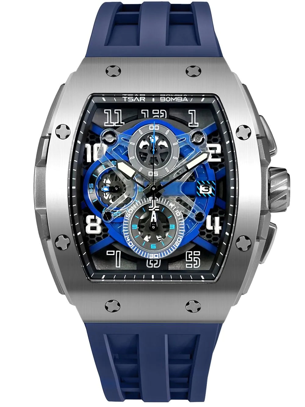 Tsar Bomba TB8211Q-03 Mens Watch Elementar Chronograph 52mm 5ATM