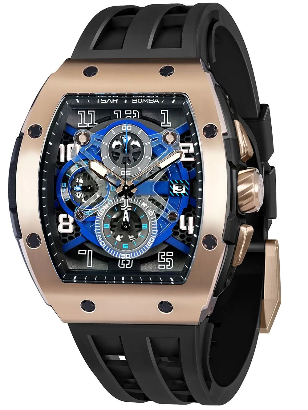 Tsar Bomba TB8211Q-05 Mens Watch Elementar Chronograph 52mm 5ATM