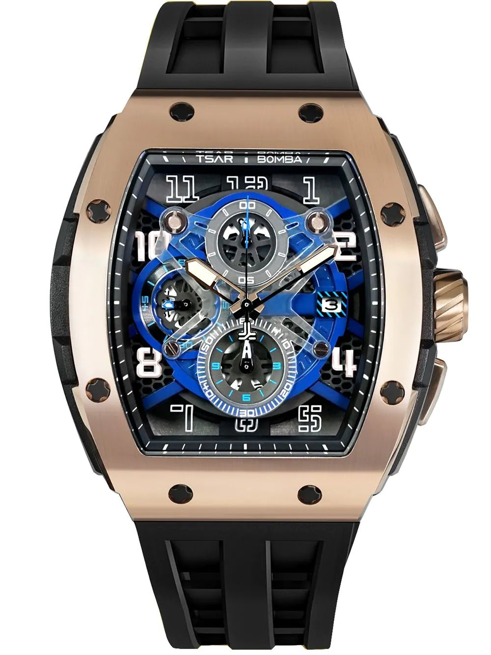 Tsar Bomba TB8211Q-05 Mens Watch Elementar Chronograph 52mm 5ATM