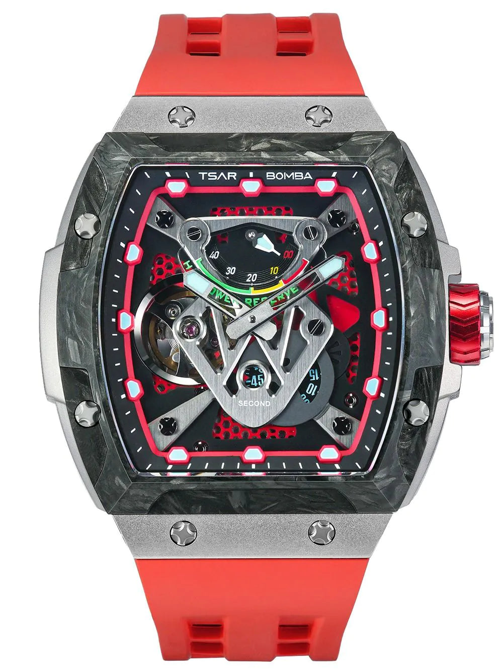 Tsar Bomba TB8216TF-02 Mens Watch Neutron Limited Edition Automatic 46mm 5ATM