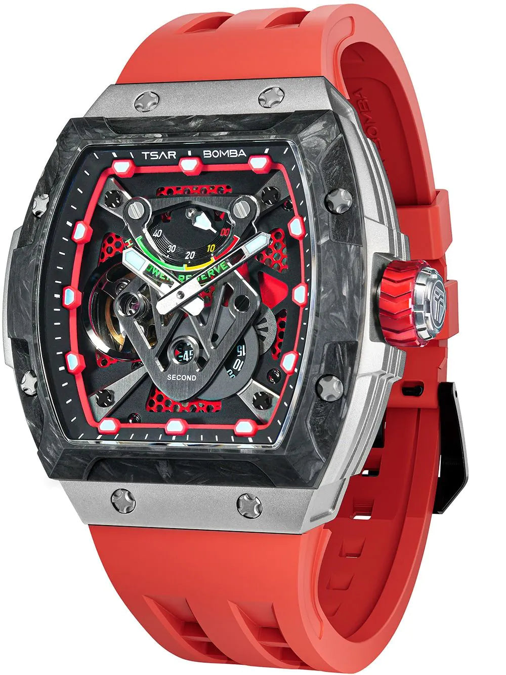 Tsar Bomba TB8216TF-02 Mens Watch Neutron Limited Edition Automatic 46mm 5ATM