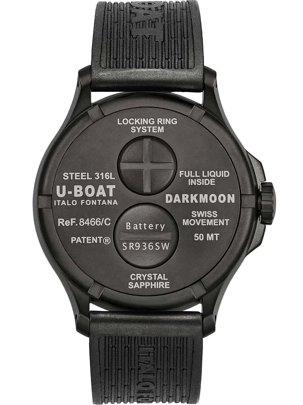 U-Boat 8466/D Darkmoon Red IPB 44mm 5ATM