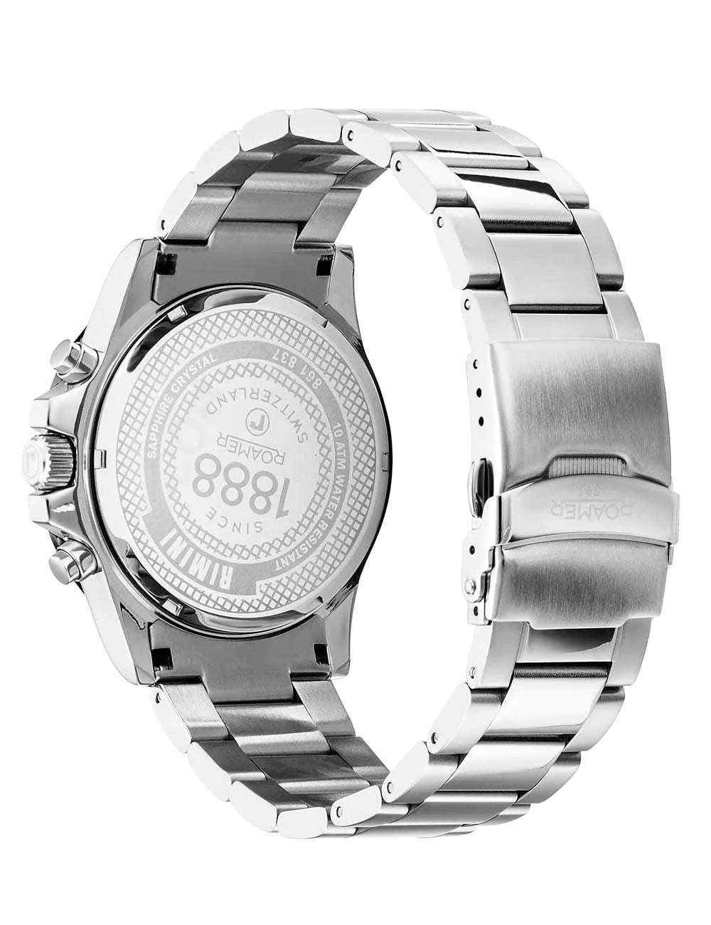 Roamer 861837 41 55 20 Mens Watch Rimini Chronograph 45mm 10ATM