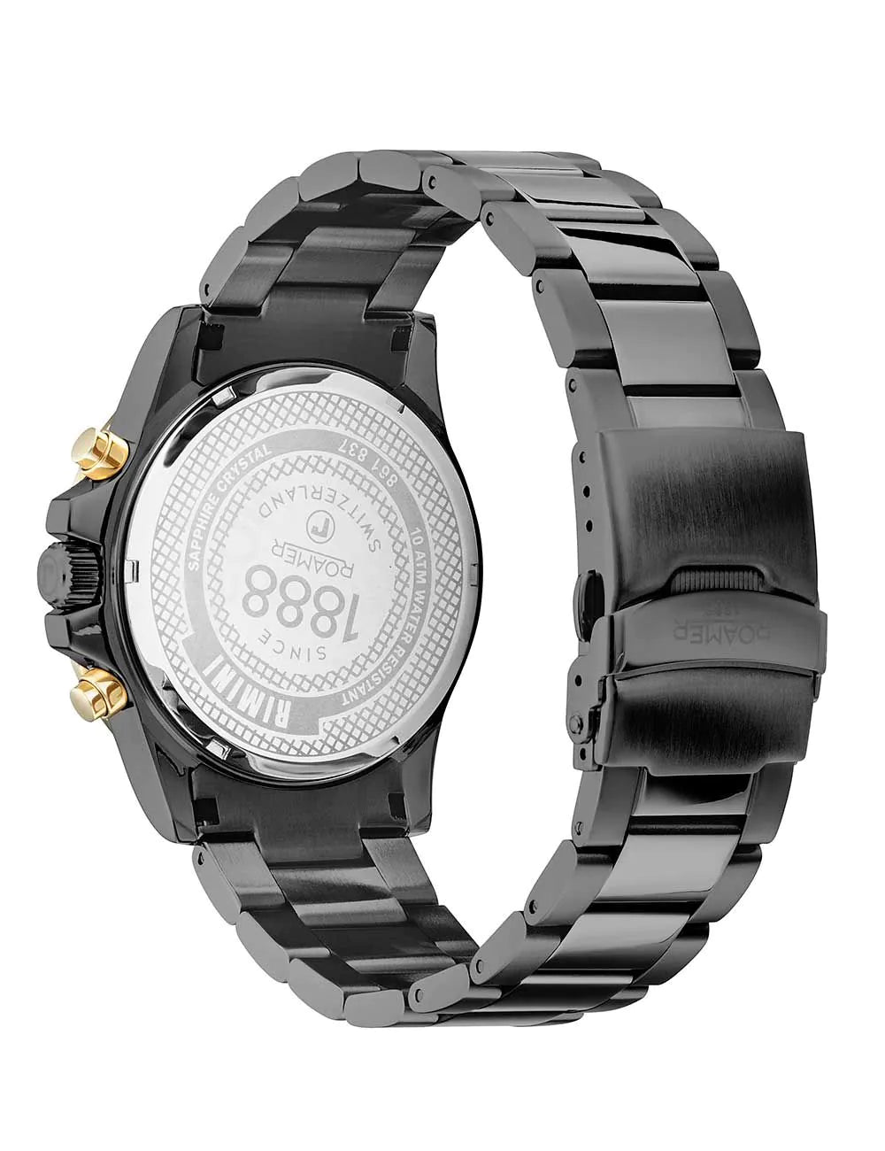 Roamer 861837 49 55 20 Mens Watch Rimini Chronograph 45mm 10ATM