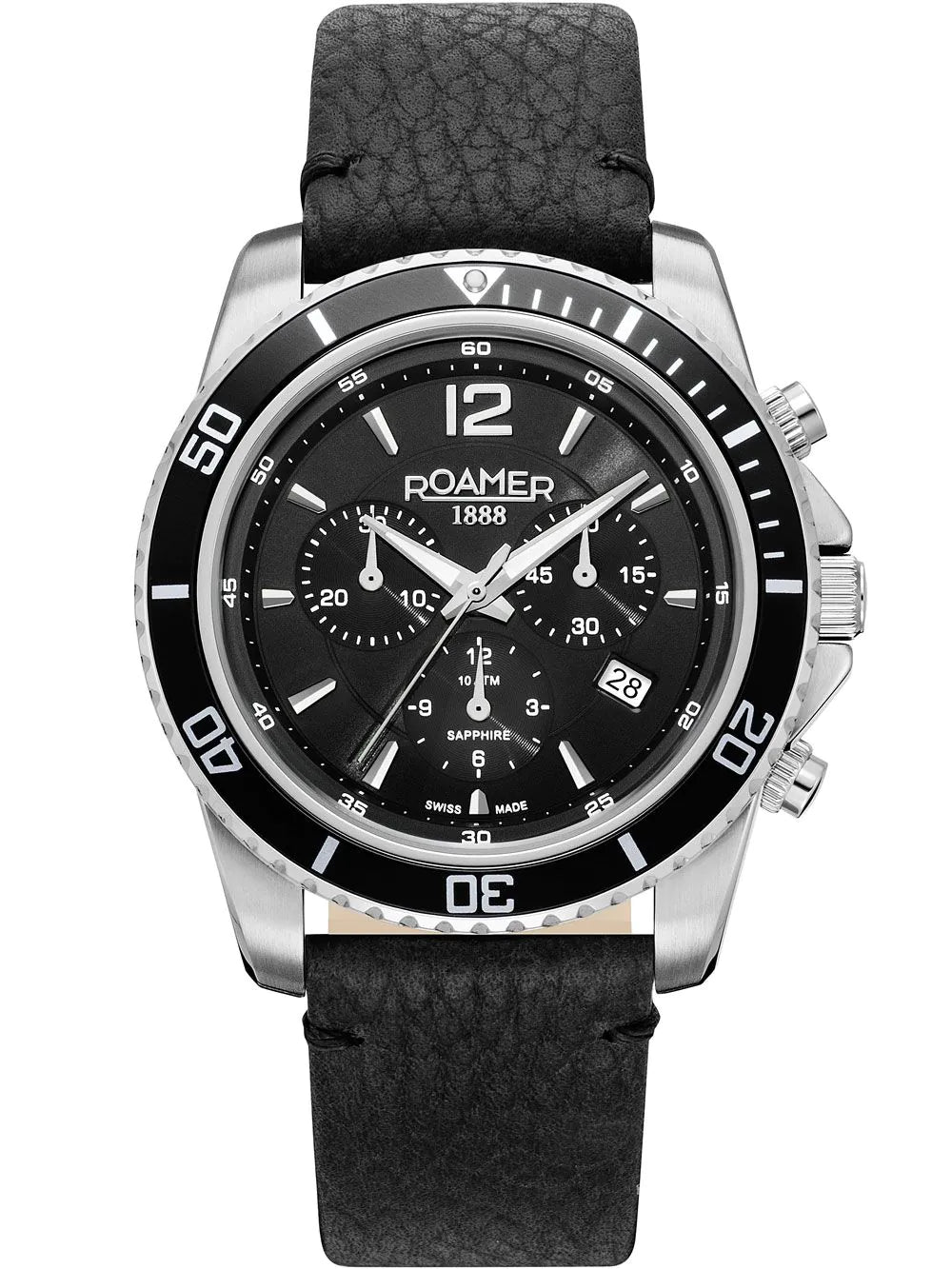 Roamer 862837 41 55 02 Mens Watch Nautic Chrono 100 Chronograph 43mm 10ATM
