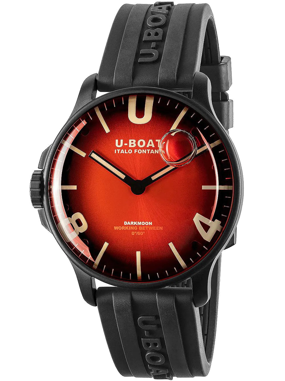 U-Boat 8697/B Darkmoon Red PVD Soleil 44mm 5ATM