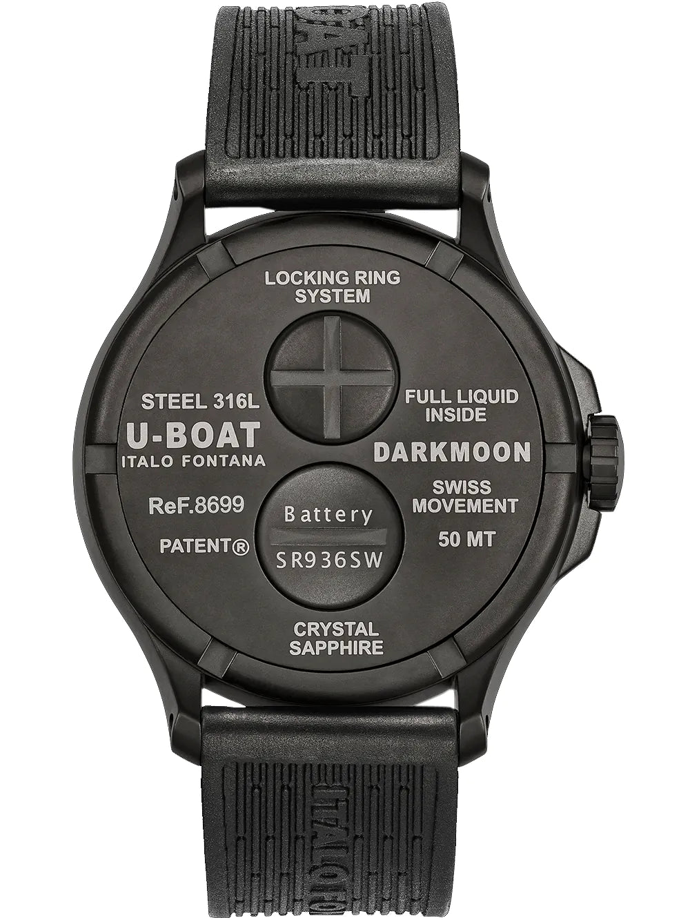 U-Boat 8699 Darkmoon Brown IPB Soleil 44mm 5ATM