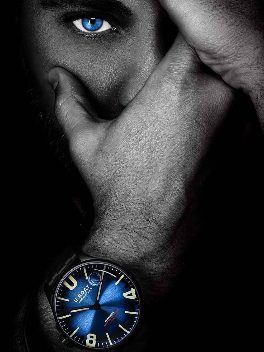 U-Boat 8700/B Darkmoon Blue IPB Soleil 44mm 5ATM