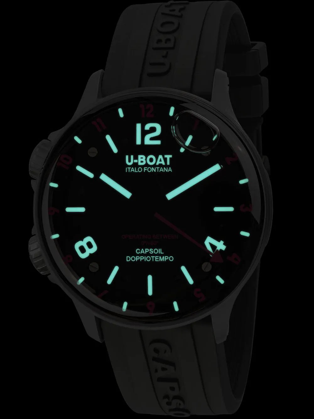 U-Boat 8839 Capsoil Doppiotempo SS GMT 45mm 10ATM