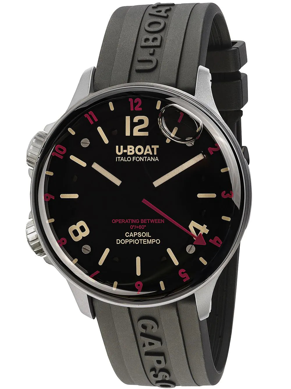 U-Boat 8839 Capsoil Doppiotempo SS GMT 45mm 10ATM