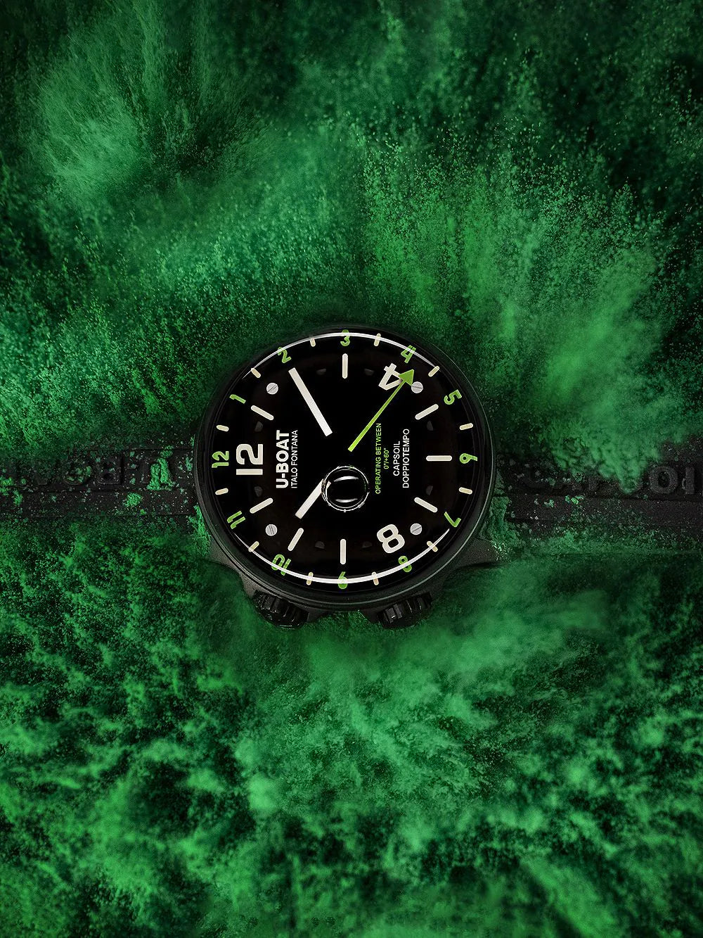 U-Boat 8840/B Capsoil Doppiotempo DLC GMT 45mm 10ATM