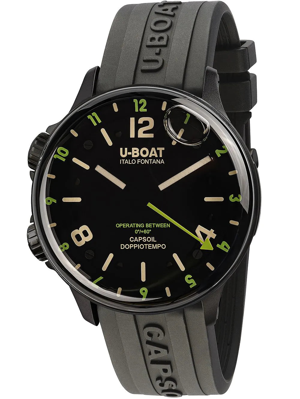 U-Boat 8840/B Capsoil Doppiotempo DLC GMT 45mm 10ATM