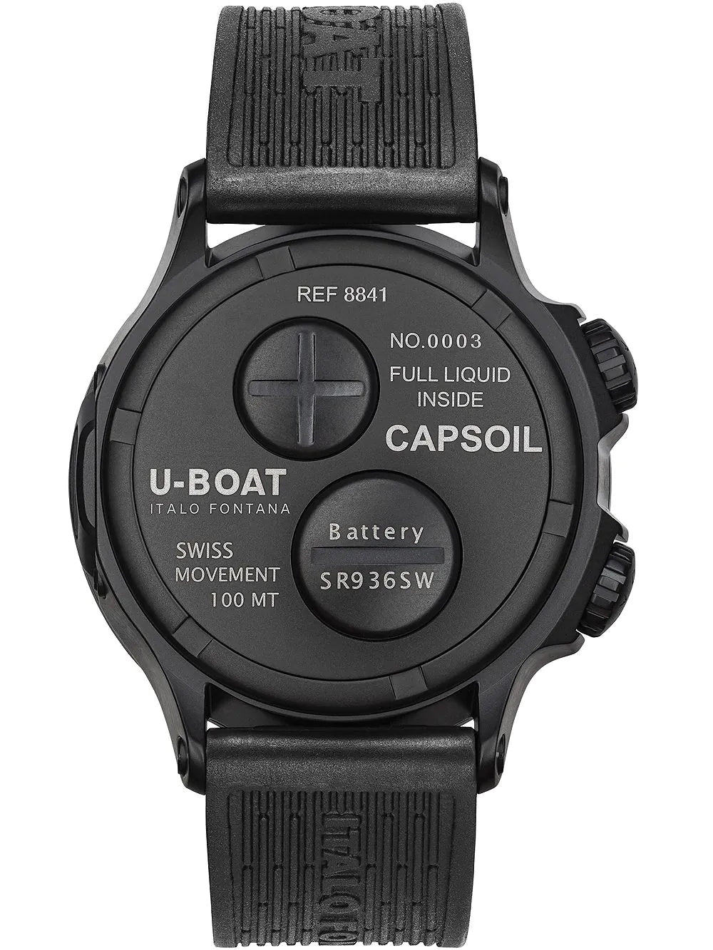 U-Boat 8841 Capsoil Doppiotempo DLC GMT 45mm 10ATM