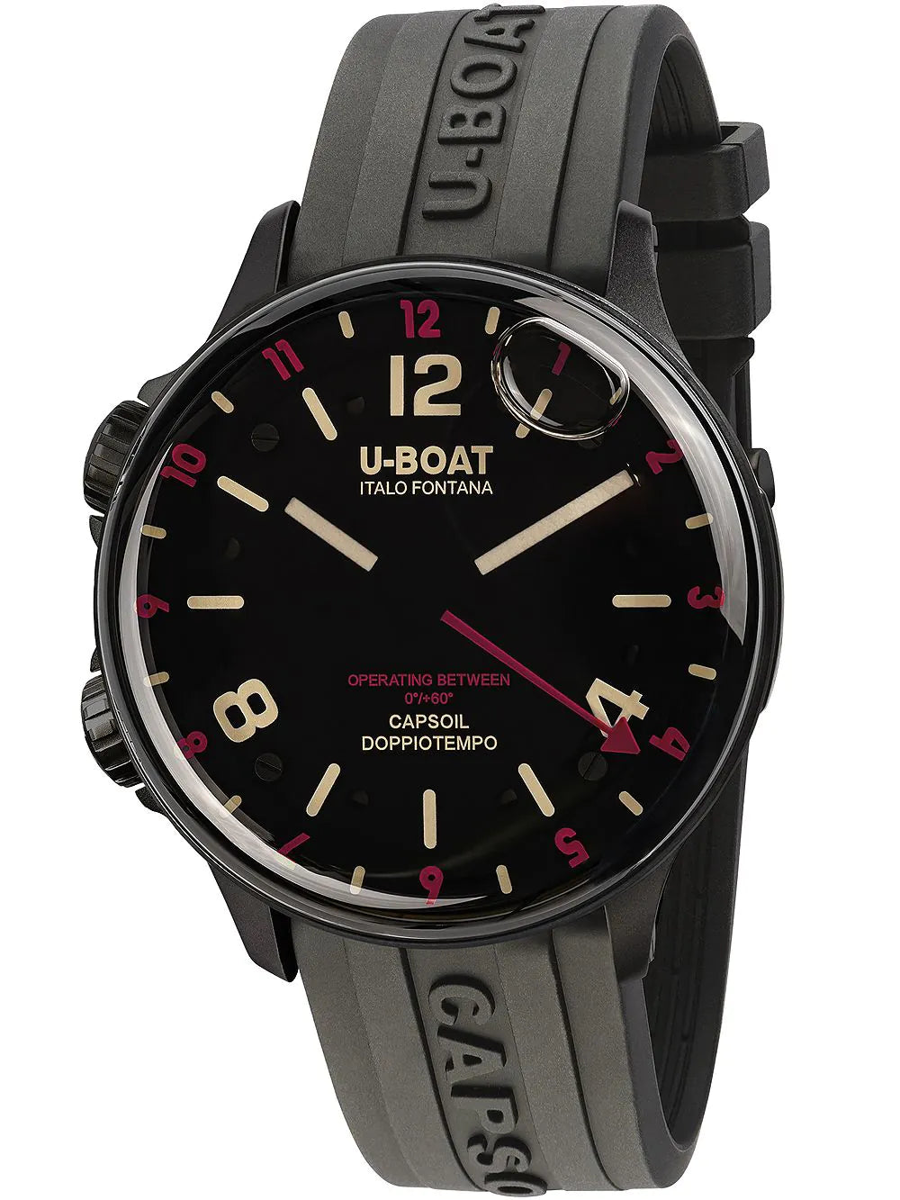 U-Boat 8841 Capsoil Doppiotempo DLC GMT 45mm 10ATM