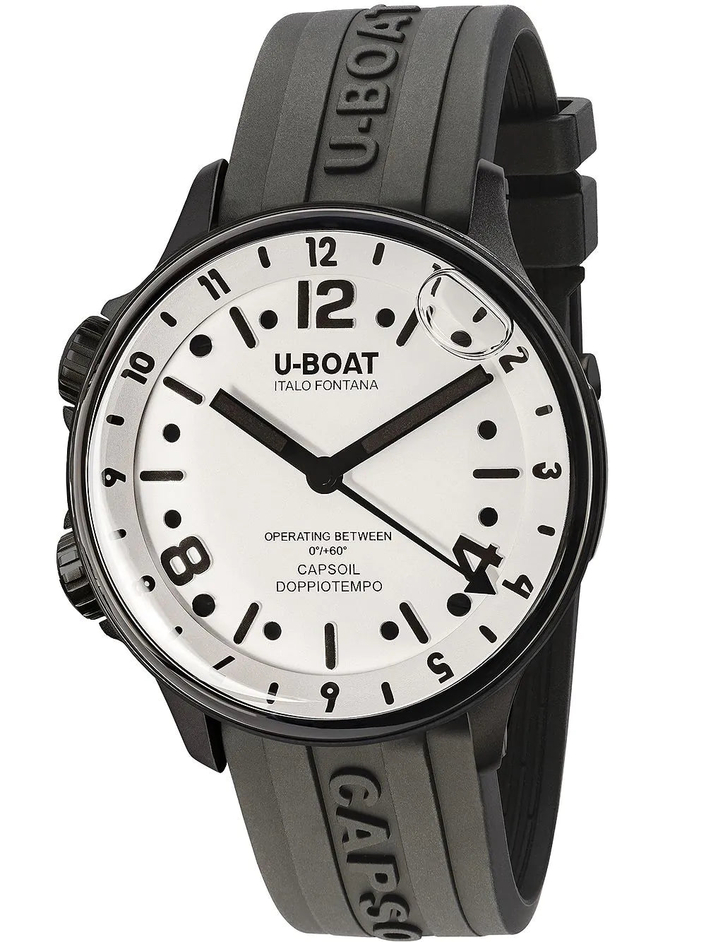 U-Boat 8889 Capsoil Doppiotempo DLC GMT 45mm 10ATM