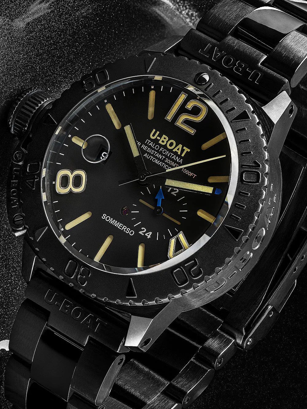 U-Boat 9015/MT Sommerso DLC Automatic Mens Watch 46mm 30ATM