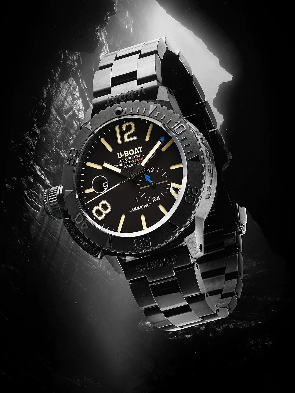 U-Boat 9015/MT Sommerso DLC Automatic Mens Watch 46mm 30ATM